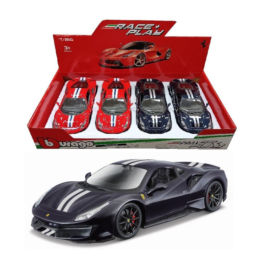 1/24 FERRARI 488 GTB 2015 Rouge Hachette/Burago Collection Les Grandes