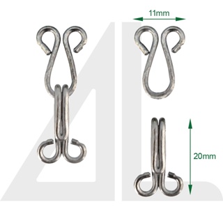 Colchete Gancho Nº 10 Niquelado c/50 unidades em Oferta na Shopee