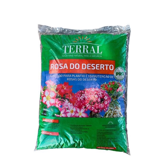 Substrato Rosa do Deserto Terral 8L