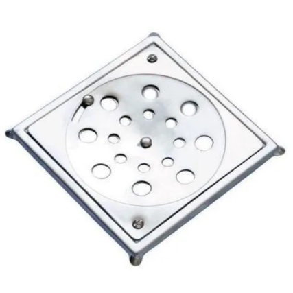 Ralo Grelha Quadrado Aço Inox 10x10 e 15x15