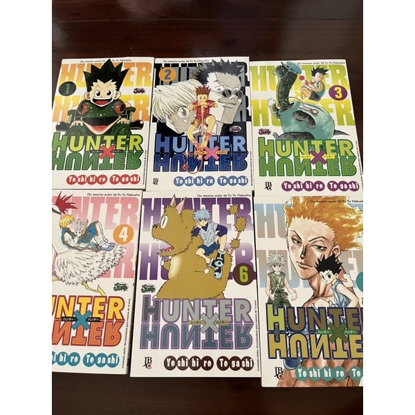 Manga Hunter x Hunter (hxh)- volume 1, 2, 3, 4, 6, 7