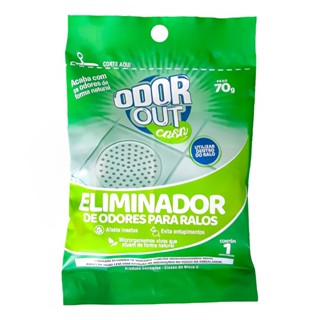 Limpador de Ralo Pastilha Elimina Odores 70g Odorout (Duração 20-30dias)