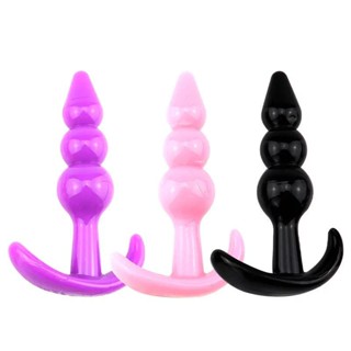 Plug Anal | Escalonado Silicone Jelly Iniciante
