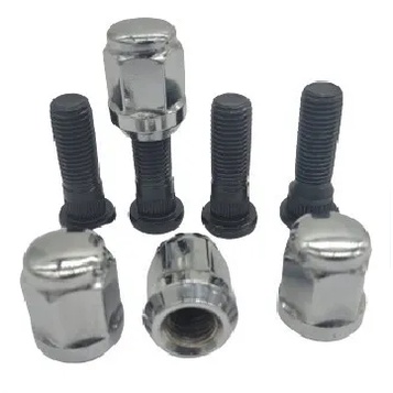 Kit 4 Porcas + 4 Prisioneiros De Roda Ford Ka Fiesta Ecospor