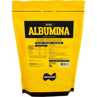 Albumina Pura 80% Natural e Sabores - 1000g - Naturovos (Edição Limitada)