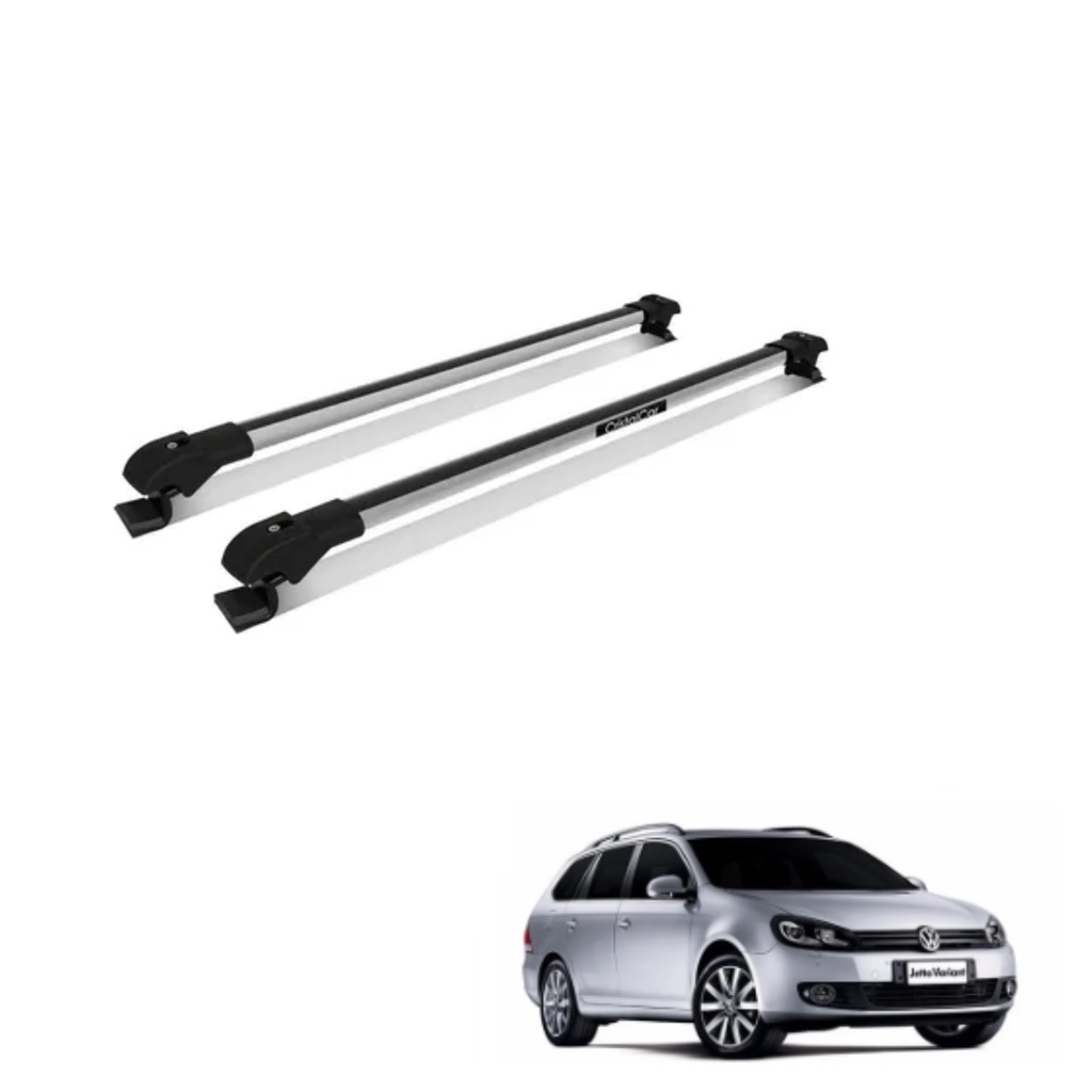 Travessa De Teto Rack Perua Jetta Variant Sem Teto Solar Slim Cristalcar