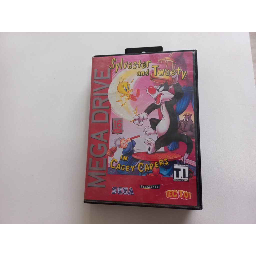 Sylvester And Tweety In Cagey Capers Frajola Piu-piu Mega Drive #2843