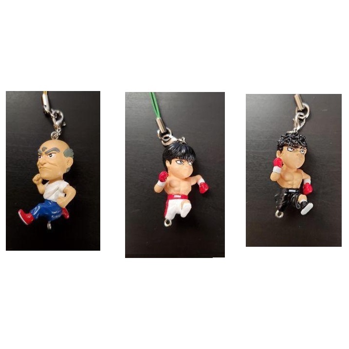 Miniatura Hajime No Ippo Oficial Coca Cola ( Chaveiro de Cordão / Strap Keychain Figure ) Mini Boneco da Coleção Oficial Coca Cola Coke Hajime No Ippo