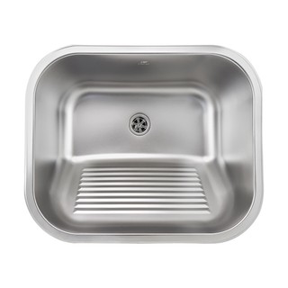 Tanque de lavanderia produzido em aço inox com acabamento acetinado - CAL0001-C em Oferta na Shopee