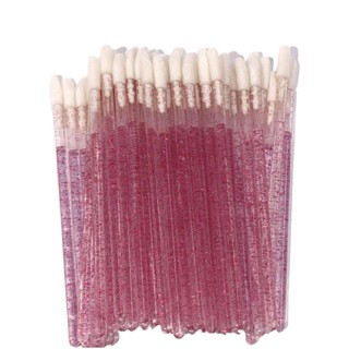 Pincel Aplicador Descartável Glitter Gloss e Batom Maquiagem