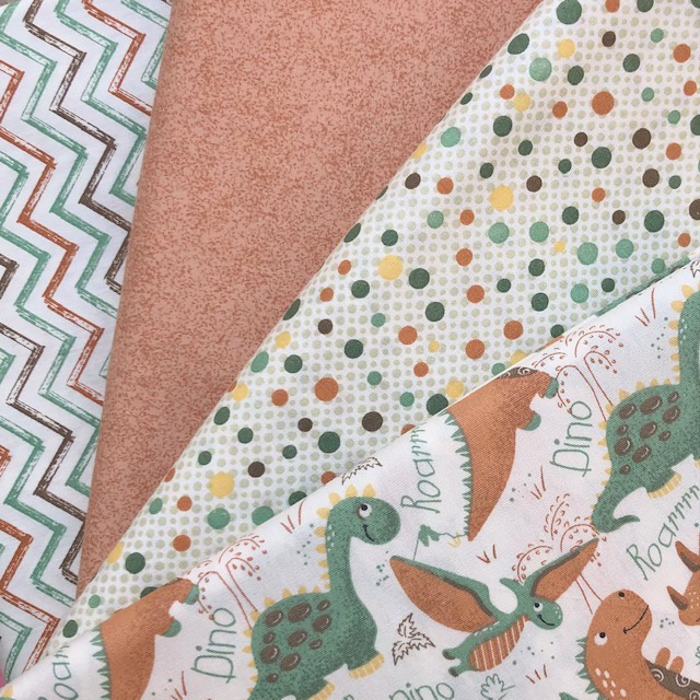 COLEÇÃO DINOS  TERRA   ( tricoline 100% Algodão ) MEDIDAS : A partir de 0,50 x 1,50m