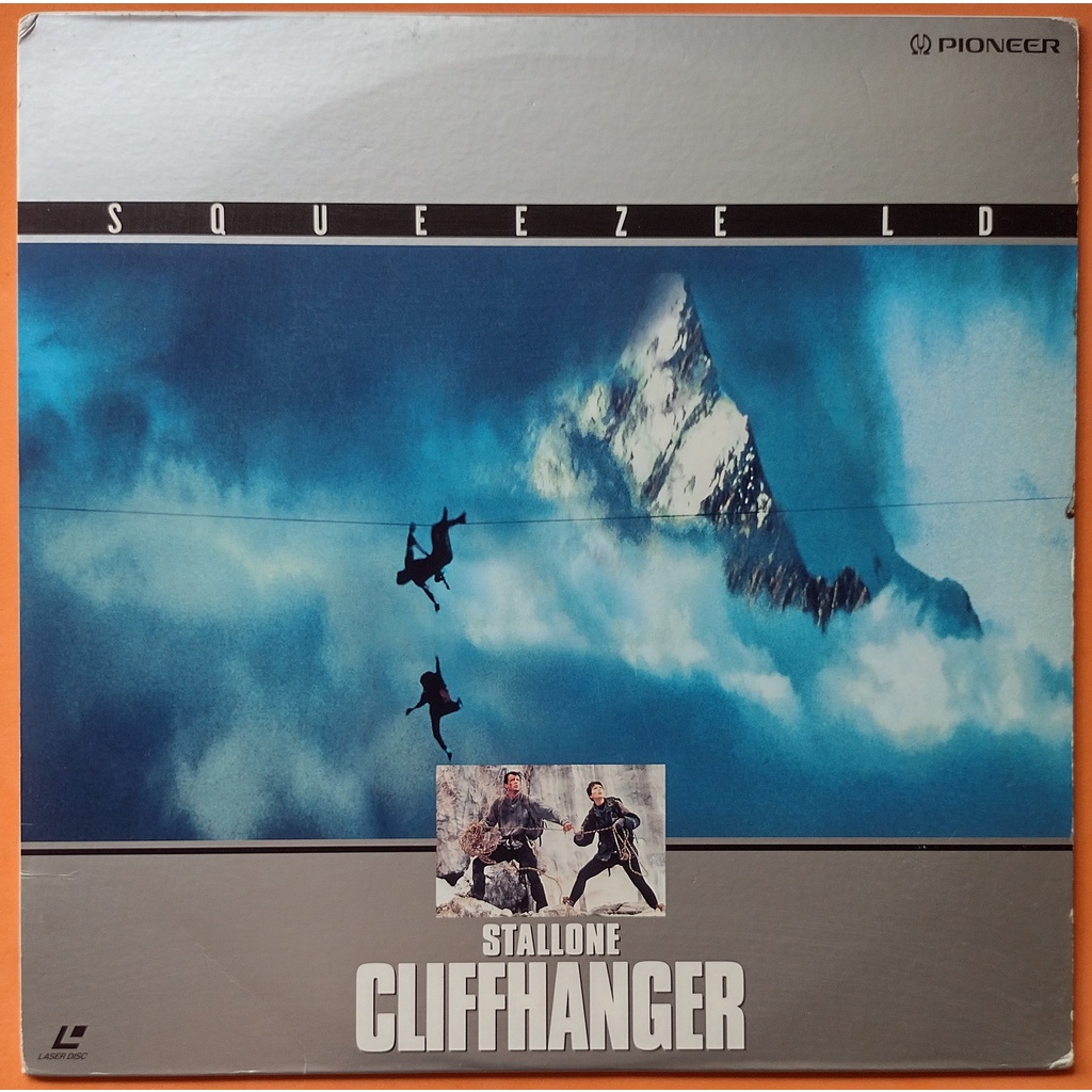 Laser Disc Cliffhanger Risco Total Sylvester Stallone Japan
