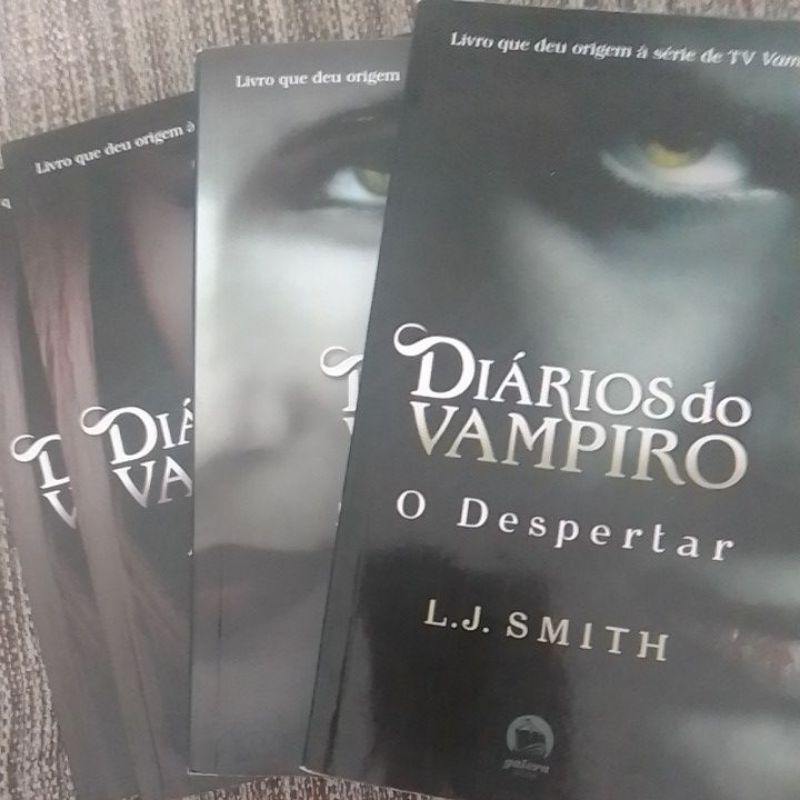 L. J. Smith - Diários do vampiro: A fúria - O Despertar - Reunião Sombria - Em ótimo estado!!