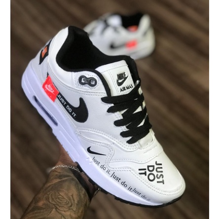 Tenis Air Max 90 Just do It Nike Branco e Preto e Outras Cores