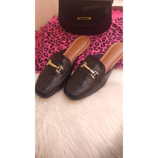 Mule Preto QD Tamanho Especial