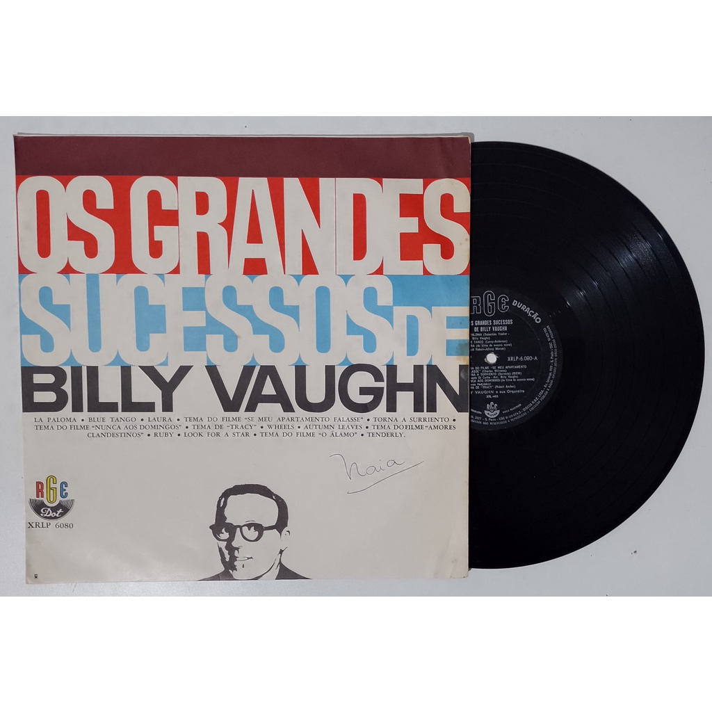 LP - Os grandes sucessos de Billy Vaughn