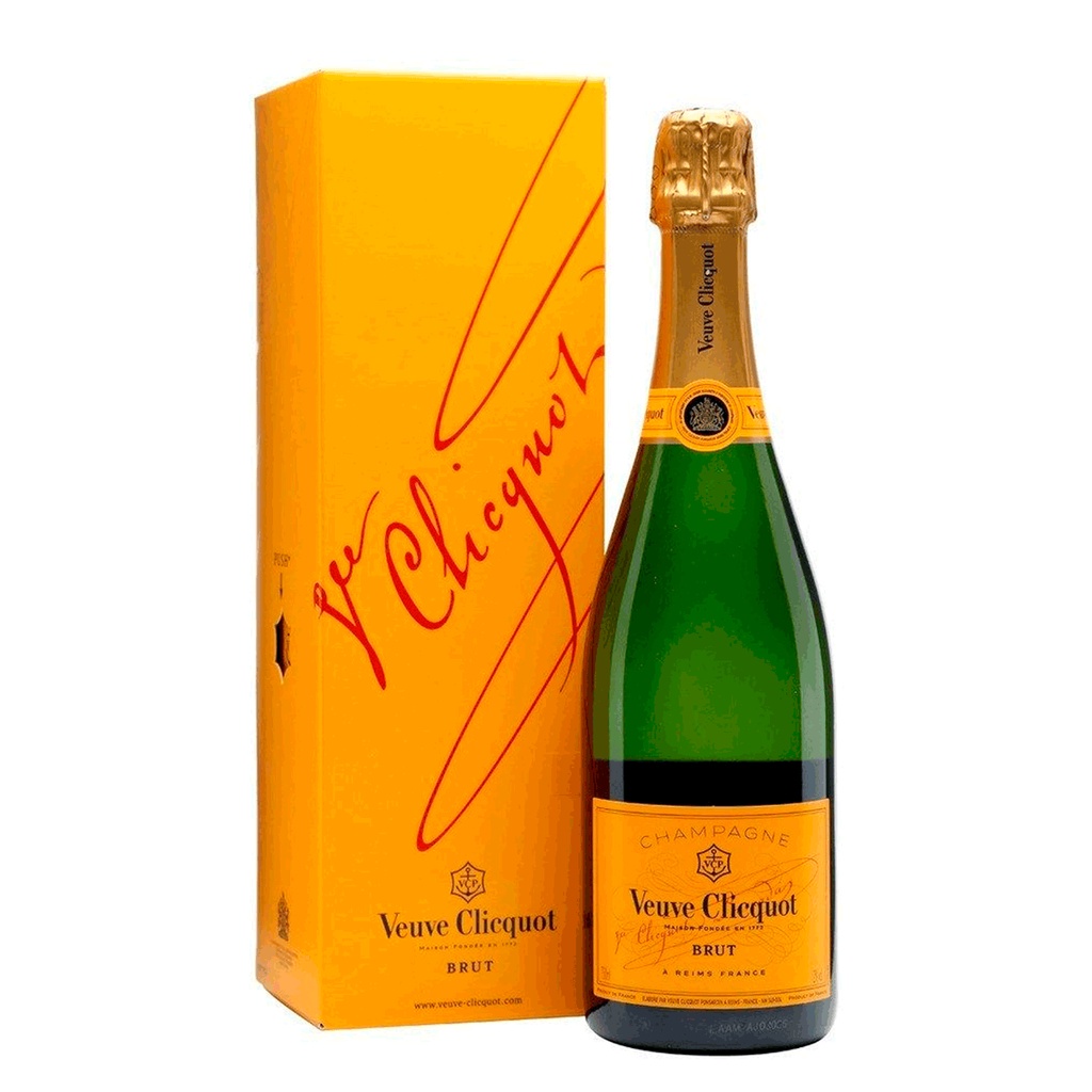 CHAMPAGNE VEUVE CLICQUOT BRUT 750ML C/CARTUCHO em Oferta na Shopee
