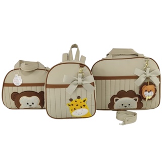 Kit Bolsa Maternidade Menino Varias Cores Safari em Oferta na Shopee