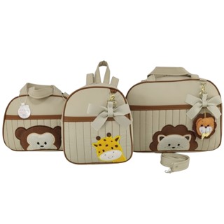 Kit Bolsa Maternidade Menino Varias Cores Safari