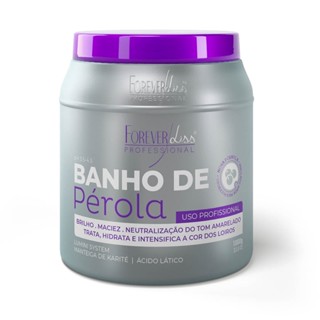 Forever Liss 1 Kg Máscara Matizadora Banho De Pérola 1 Kg