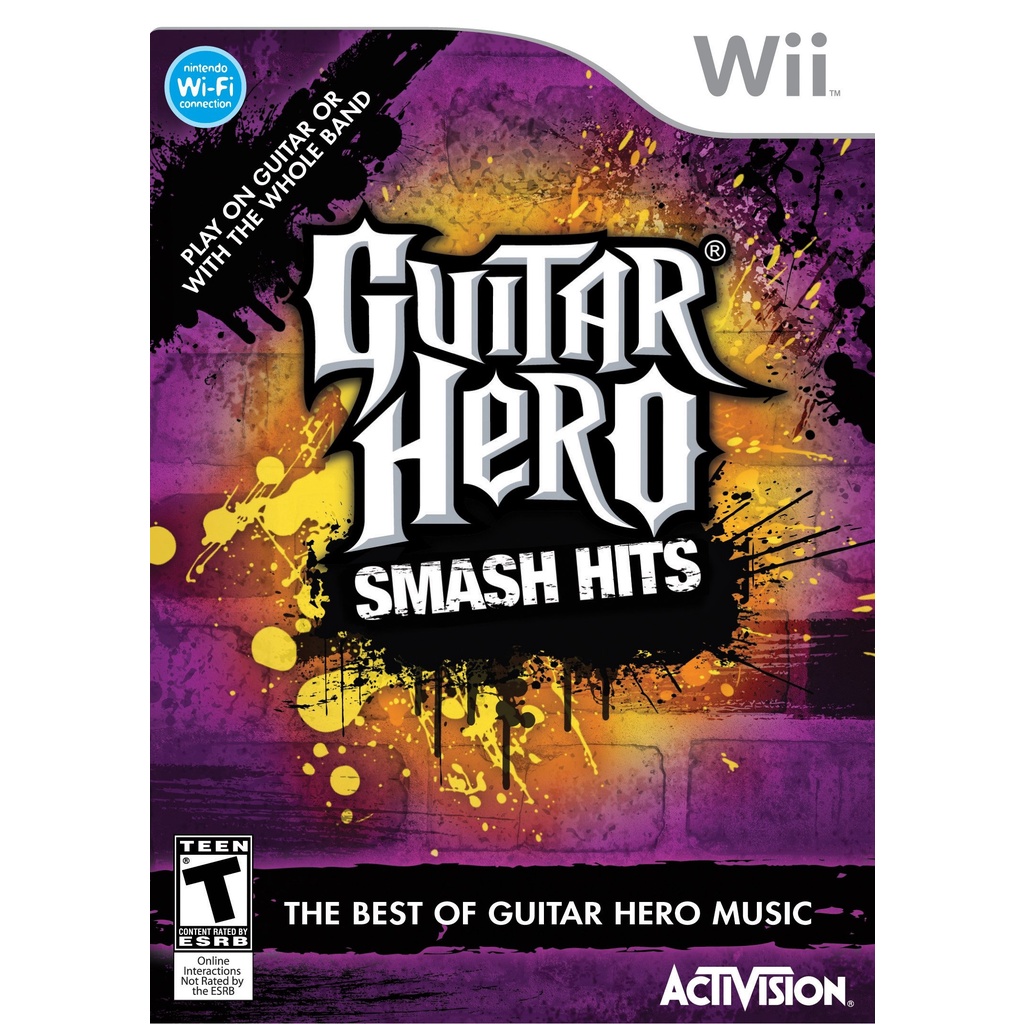 Jogo Guitar Hero Smash Hits Wii
