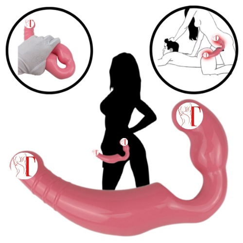 Protese Penis Dildo para penetração dupla Macia