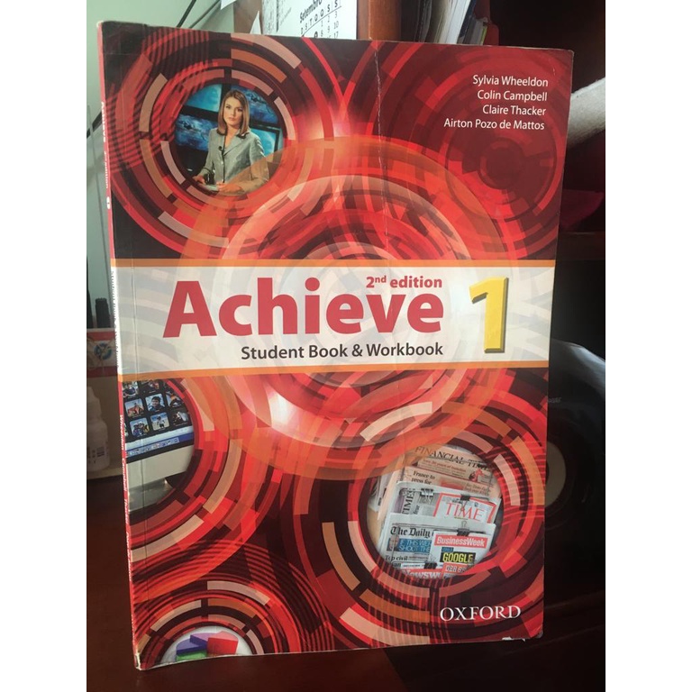 Livro Achieve 1 student book and workbook; Colin Campbell; Sylvia Wheeldon; Airton Poz