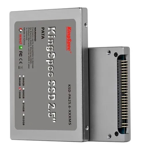 128gb Kingspec 2,5 Pata / Ide Ssd Solid State Disk Mlc Flash