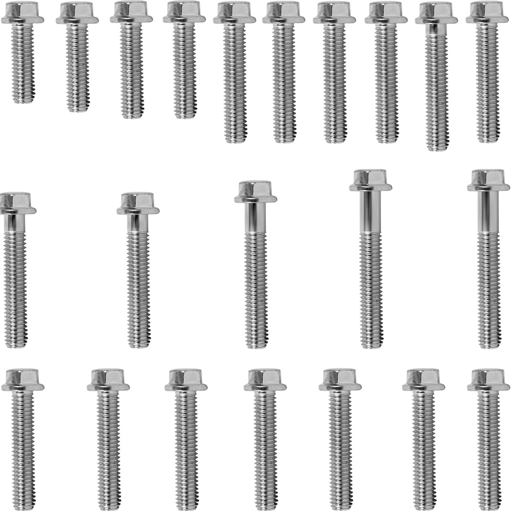 Kit parafusos tampa motor lateral esquerda+direita CRF230F 2007 a 2020 CRF230 Nacional
