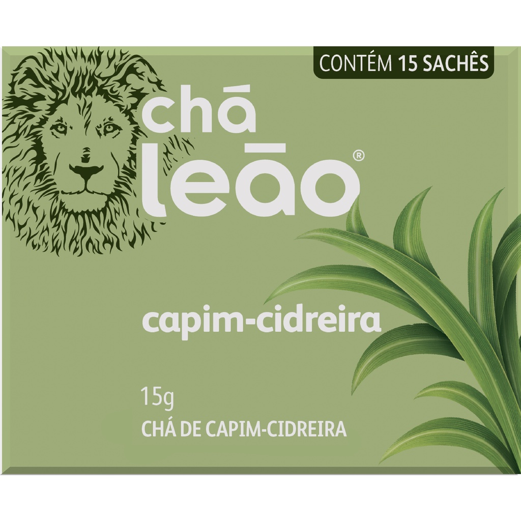Chá Leão Capim-Cidreira 15g em sachês - 15 Unidades - Food & Beverages