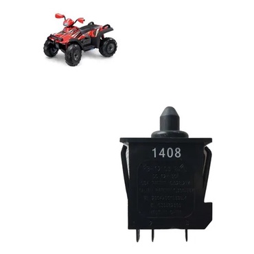 Chave, Botão Acelerador P/ Quadriciclo Polaris700 Peg Perego