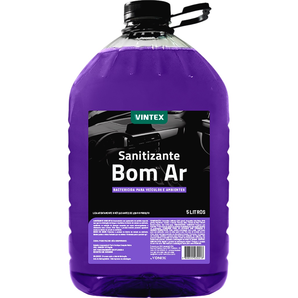 Cheirinho Odorizador Aromatizante Bom Ar 5L Vintex Vonixx em Oferta na Shopee