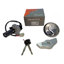Kit Chave Ignição Cg 150 Titan Es Ks Mix Flex 2009 2010 2011 2012 2013 (3 Peças)
