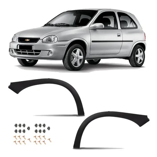 Par Moldura Paralama Traseiro Corsa Wind Hatch 94 03