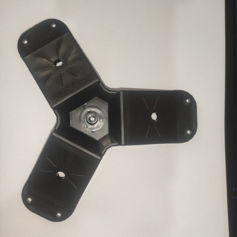 Suporte Chapinha Em Plástico Injetado Para Móveis Pé Palito Triplo em Oferta na Shopee