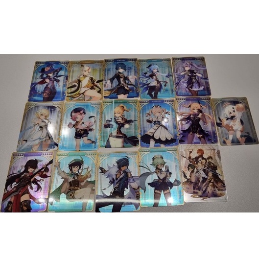 Genshin Impact Cards Bandai Original Escorrega o Preço