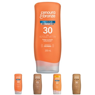 Kit 2 Protetor Solar Para O Corpo Cenoura & Bronze Alta Proteção Todos os Fatores