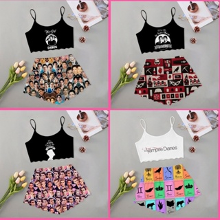 Pijama feminino adulto serie diarios de um vampiro roupa de dormir moda em Oferta na Shopee