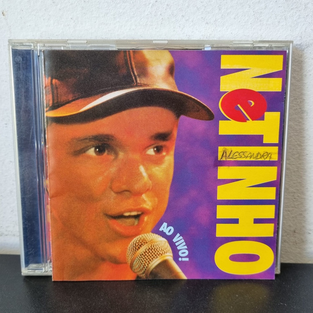 Cd Netinho Ao Vivo Original 1996 Original Shopee Brasil