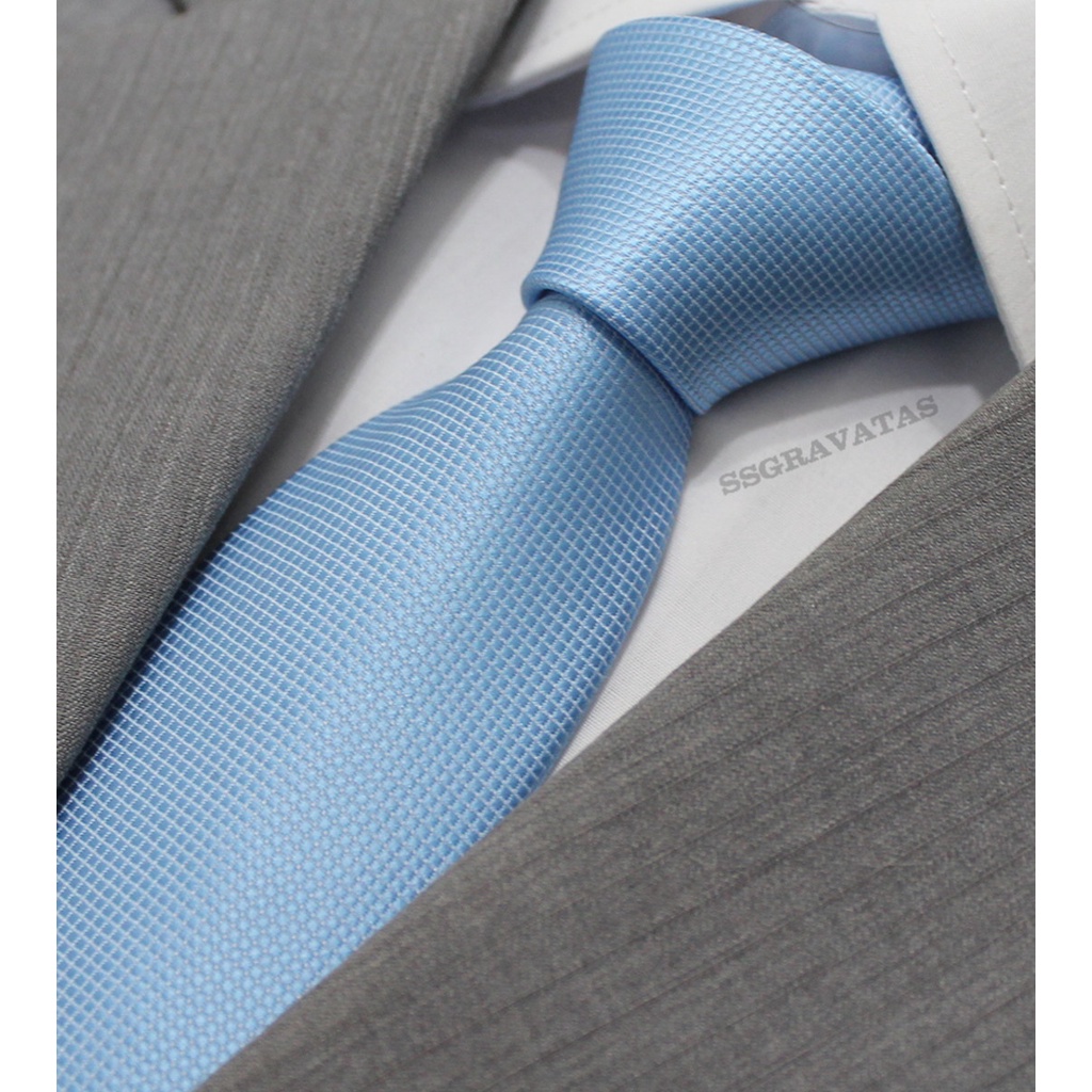 Gravata Azul Serenity Slim