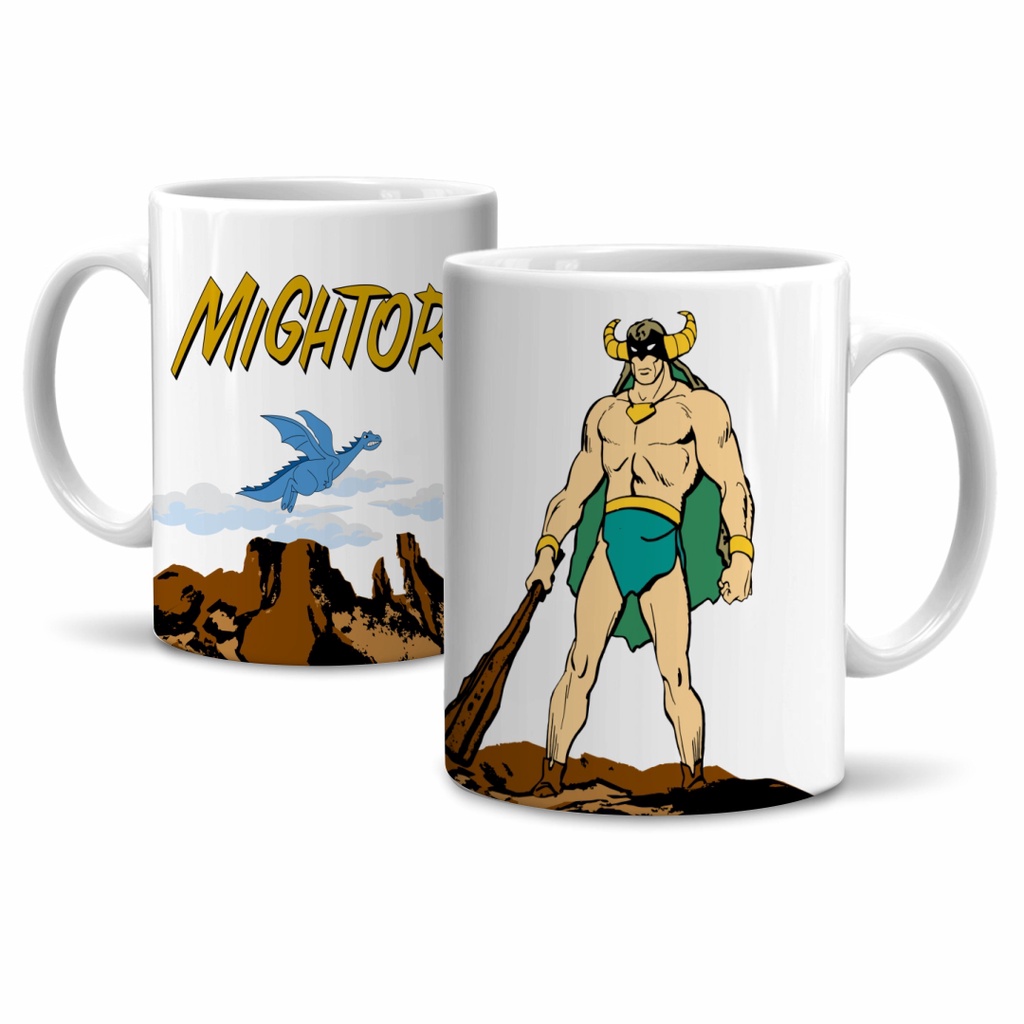 Caneca Mightor em Cerâmica 325ml