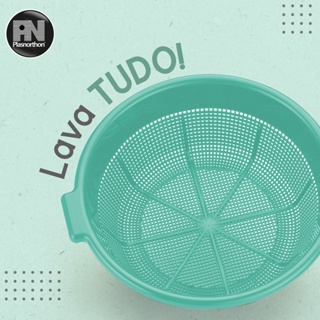 Escorredor Plástico Lava Tudo Lava Arroz, Macarrão, Legumes em Plástico - Plasnorthon em Oferta na Shopee