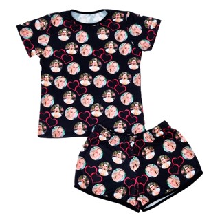 Pijama Feminino com foto personalizado