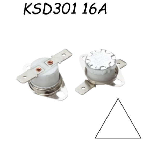 Termostato KSD301 16A 150º 175º 180º 195º graus para grill panela airfryer sanduicheira chapa de lanche etc