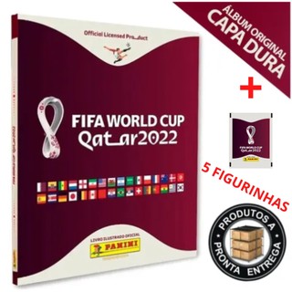 Álbum Copa Do Mundo 2022 Qcatar - Capa Dura + 5 Figurinhas