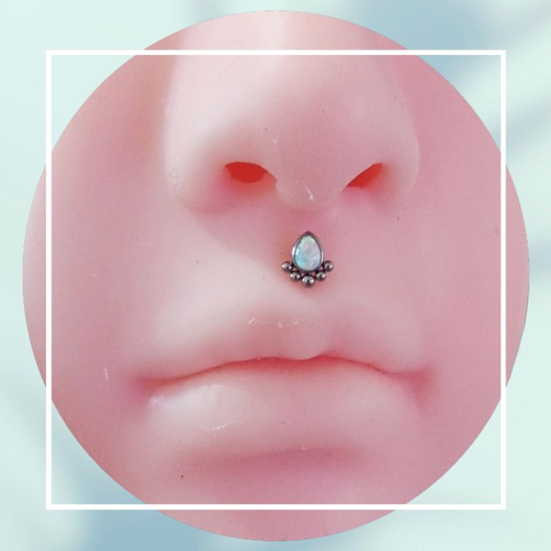 Foto de Boca Com Labret Piercing e mais fotos de stock de Piercing