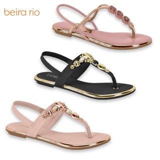 Sandália Feminina Pedraria Beira Rio Conforto - Original