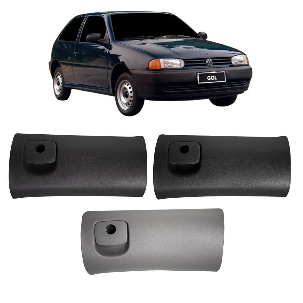 Tampa Porta Luvas Gol Parati G2 Bola 95 96 97 98 99 Grafite Preto Cinza em Oferta na Shopee