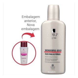 Óleo de Massagem Para As Pernas Wonderful Gold Corps Lígnea 150ml Hinode