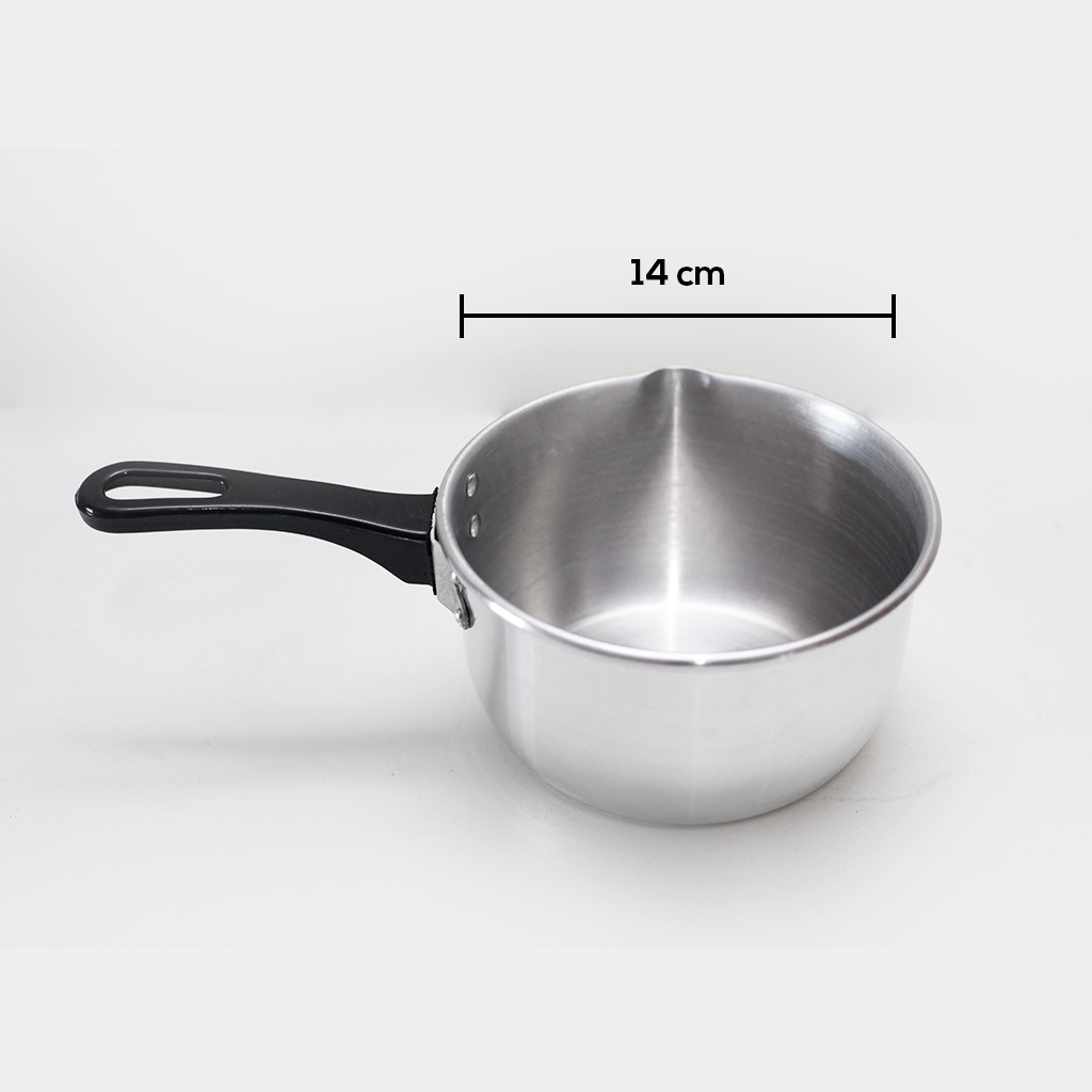 panela papeiro rabinha em aluminio para papinha pure mingau em Oferta na Shopee